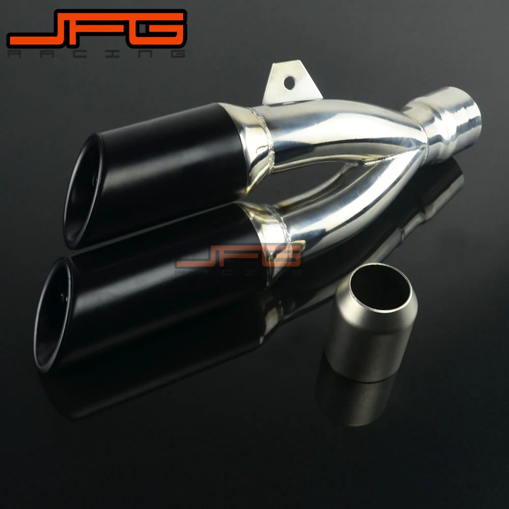 

38-51 Universal Thunder Dual Exhaust Muffler Pipe Slip on for Honda Yamaha Kawasaki Suzuki Motorcycle Street Bike Scooter ATV