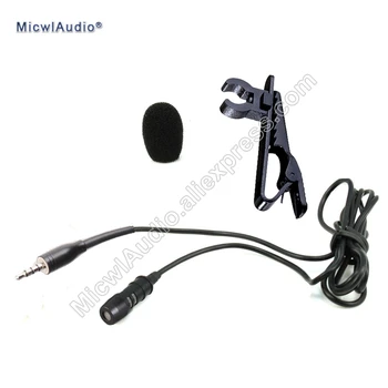 

Pro External Lavalier Lapel Clip On Microphone Stereo Mic for iPhone Samsung SmartPhone Recording Black MicwlAudio LA-011