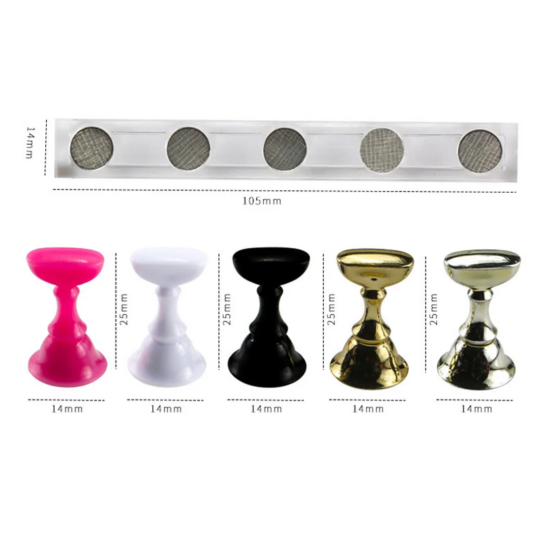 

Nail board Toki gram support bracket display board nail exercise rack with magnet chessboard practice seat fake nail bracket