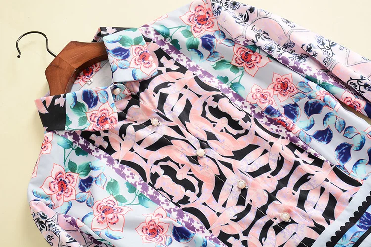 Une Longues Le Mince Imprimé Mi Bas Pic Ligne Vers Vente 2018 Femmes mollet Robe Tournent De Automne Élégant Manches As Mode Chaude Empire 6paAPFx