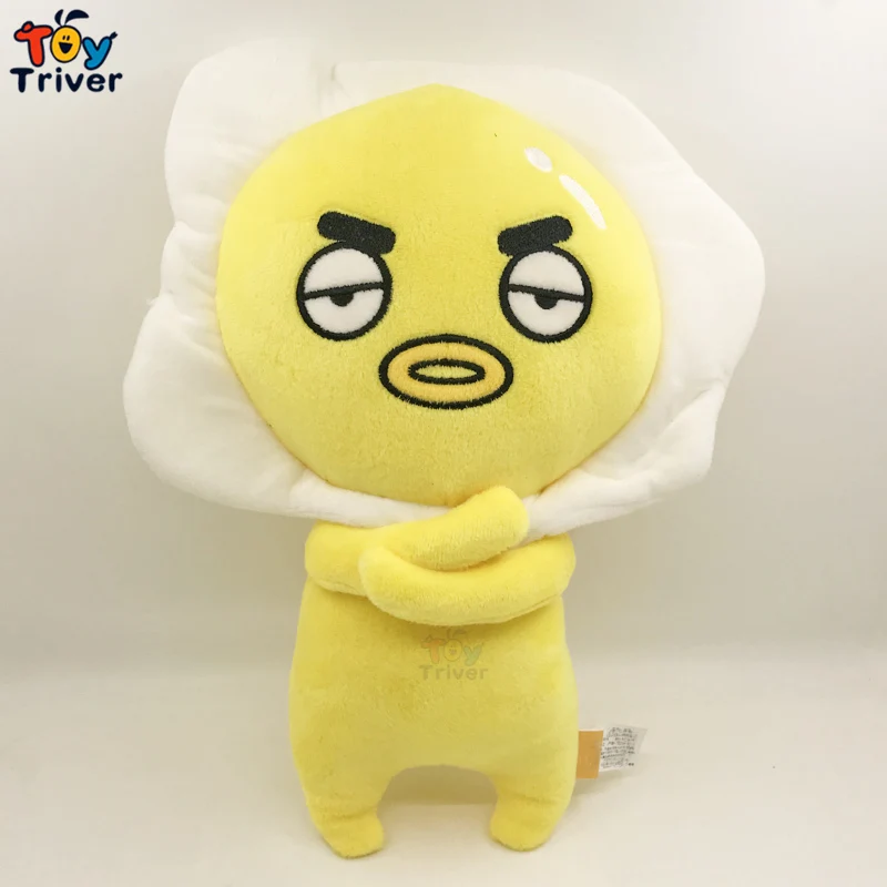 

33cm Kawaii Plush Yellow Fried Egg Boy Monster Toy Stuffed Doll Baby Kids Children Sleeping Toys Birthday Gift Home Decor Triver