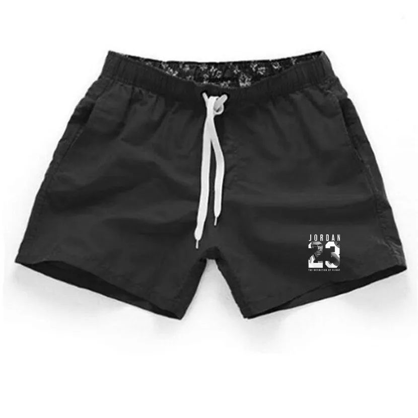 Летние новые мужские шорты Jordan 23 с буквенным принтом повседневные пляжные шорты Homme качественная удобная брендовая одежда с эластичной резинкой на талии