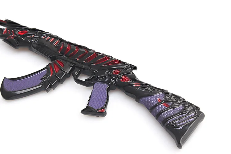 22 см металлический CF Cross Fire Gun брелок оружие героя модель зверя игрушка АК 47