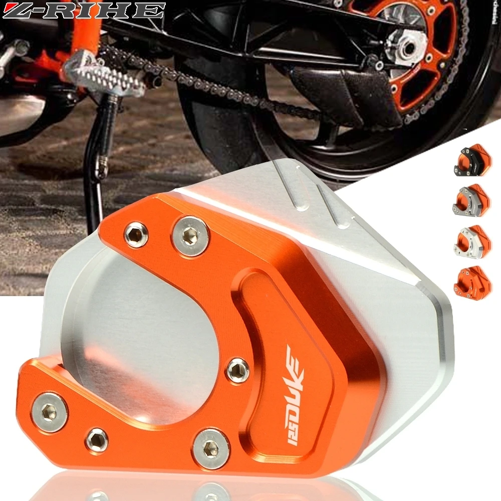 DUKE 125 LOGO Motorcycle Side Stand Enlarge Kickstand Extension Plate