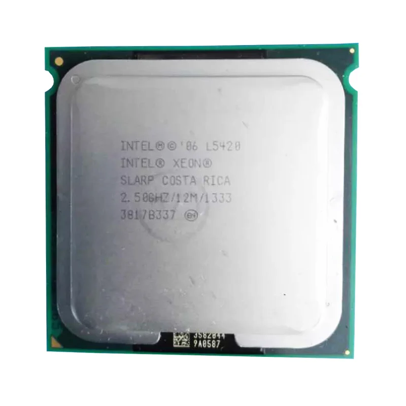 ЦПУ XEON l5420 2 5 ГГц/кэш L2 50 Вт 12 МБ/четырехъядерный процессор // FSB 1333 МГц/серверный