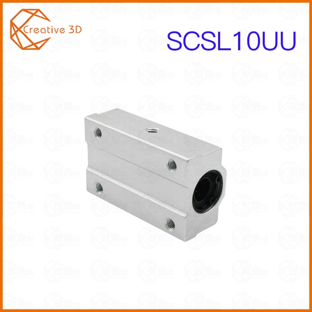 

2Pcs / a lot SCS10LUU Bearing slider SCSL10UU 10mm Linear Ball Bearing Block CNC Router for CNC 3D printer shafts for XYZRod