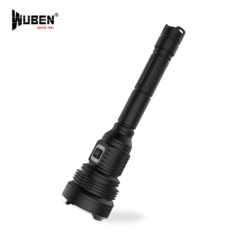 WUBEN T101 PRO USB Перезаряжаемый Фонарик алюминиевая коробка CREE XHP70 max 3480 дальность луча