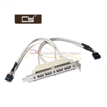 

PCI 4 PORTS USB 2.0 Female Screw to Motherboard 9p header with bracket