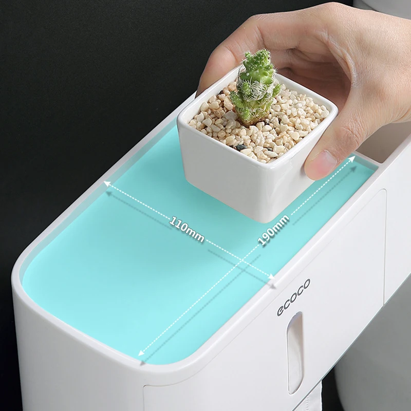 Toilet Paper Holder With Two Storage Waterproof For Toilet Paper Bath Kitchen Toilet Roll Holder Not Drilling Paper Towel Holder Toilet Paper Holder With Two Storage Waterproof For Toilet Paper Bath Kitchen Toilet Roll Holder Not Drilling Paper Towel Holder