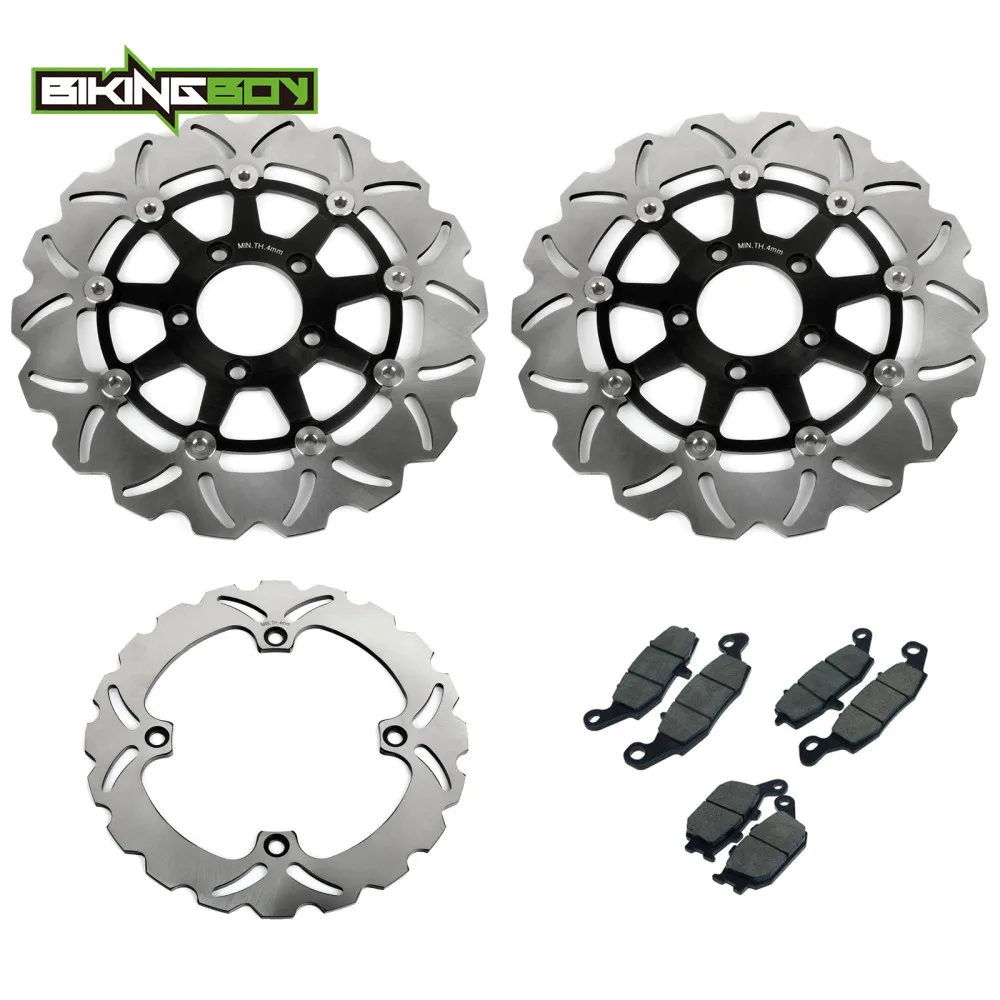 Передние и задние тормозные диски BIKINGBOY колодки для Suzuki DL650 V-STROM 04 05 06 DL 1000 2002-2009 2008