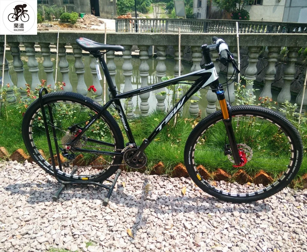 Discount Kalosse Air front fork  tyre dirt bike   29er  mountain bike   29*19 inch 24/27/30speed  19inch mountain bicycle 1