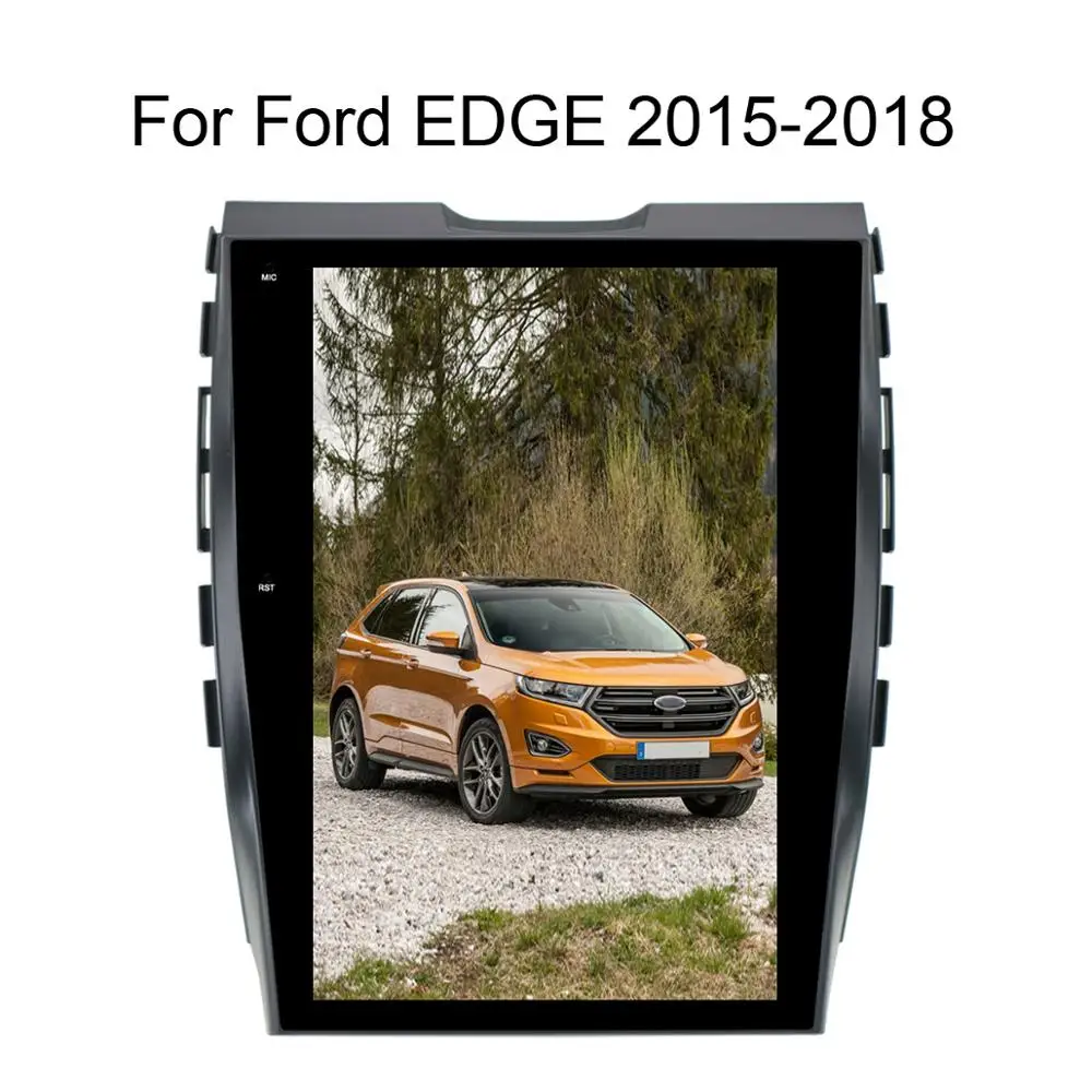 

Tesla vertical scree 12.1 Inch Android 7.1 Car GPS Navigation no DVD Player for Ford Edge 2015 2016 2017 2018 headunit automatic