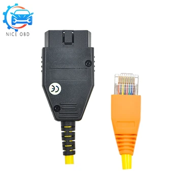 

New ENET (Ethernet to OBD) for BMW Interface Cable ESYS 3.27.1 V57.2 E-SYS ICOM Coding for F-Series Diagnostic Cable Scanner