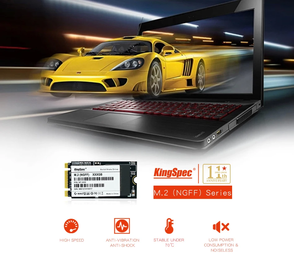 KingSpec M.2 SSD 60 ГБ 120 ГБ 240 ГБ SSD M2 SATA NGFF M.2 2242 64 Гб 128 ГБ 256 ГБ HDD для компьютера ноутбук Smartbook 133t