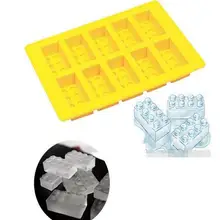 Строительный блок стиль креативная большая силиконовая форма для льда лоток квадратной формы льда Фруктового мороженого аксессуары для кухни с барной стойкой