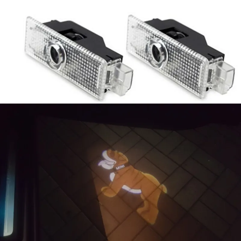

Car LED Ghost Shadow Projector Laser Courtesy Logo Door Light For Mini Cooper R53 R56 R57 R58 R59 R60 R50 Mini Clubman R56