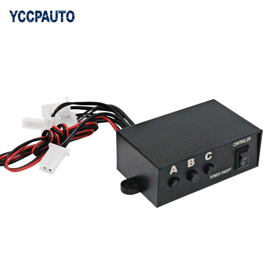 

1PCS New High Quality Universal LED Strobe Flash Light Flashing 3 Modes Controller Control Box For DC12V Car Truck Free Shipping