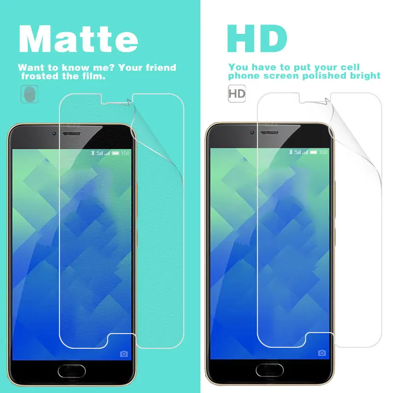 Передняя HD прозрачный глянцевый пленка для Meizu M5 5 2 in Meilan Blue Charm M611A M611H матовая