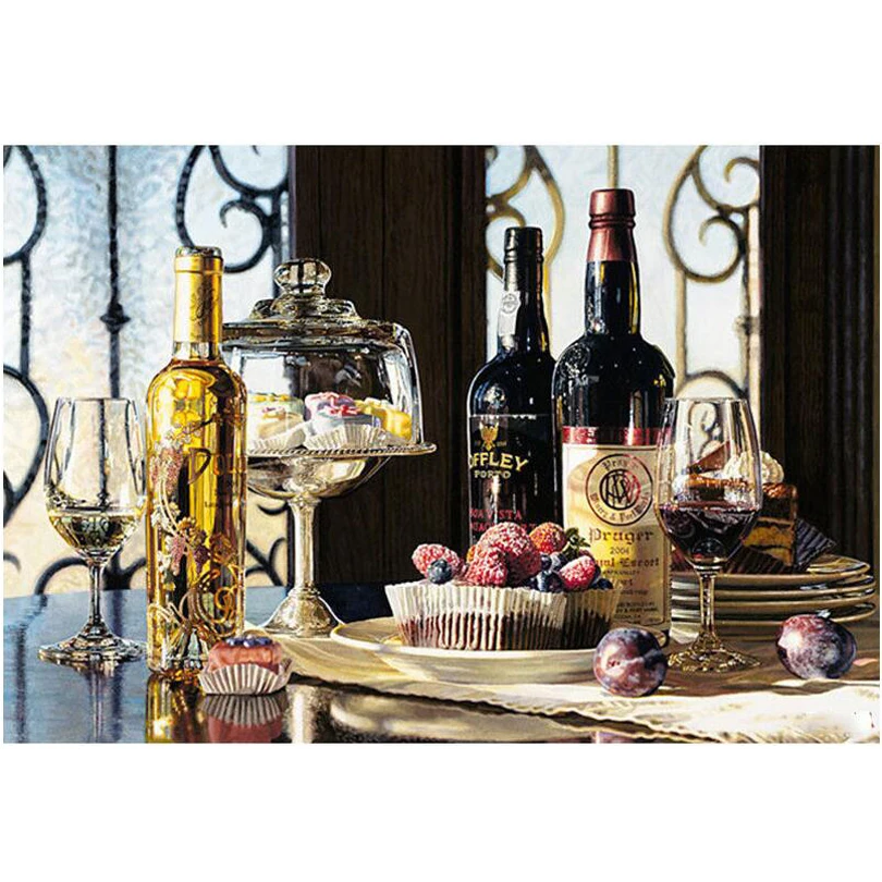 Full Square Diamond 5D DIY Diamond Painting Bottle Wine diamond