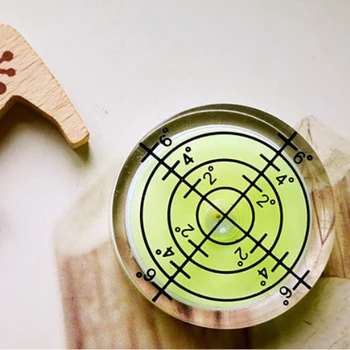 

Pocket 32*7MM Mini White Yellow Red Color Bull seye Bubble level Round Level Bubble Accessories for Measuring Instrument