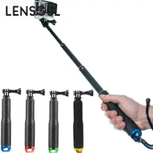 Lensoul 18-48 см мини переносной столб алюминиевая палка для селфи Выдвижная палка, монопод для спортивной экшн-камеры Xiaomi Yi