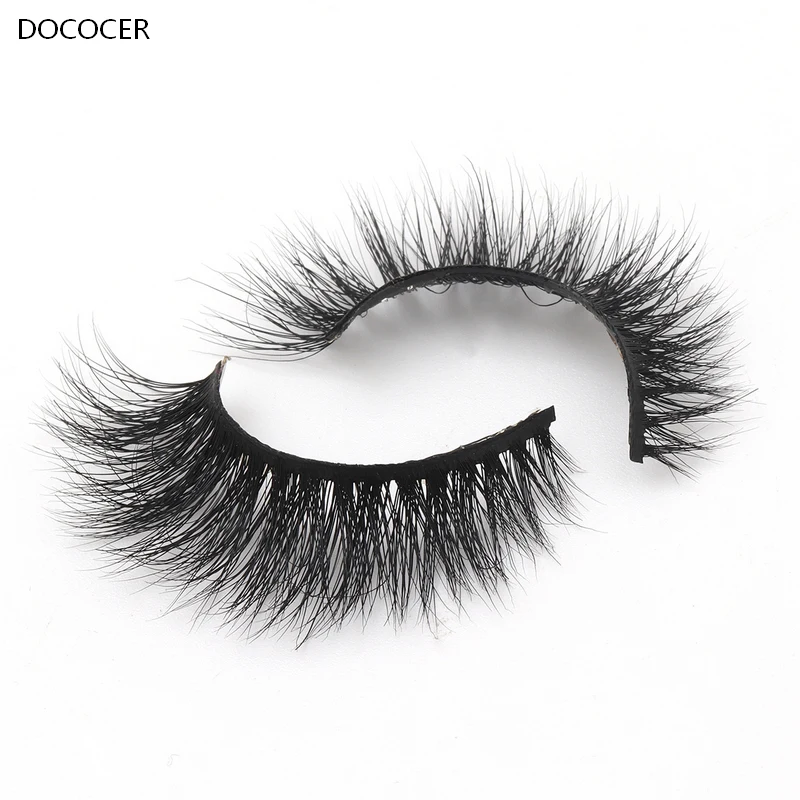 

Eyelashes 3D Mink Lashes Makeup Handmade Full Strip Mink Eyelashes Soft Fluffy Eyelashes Full Volume False Eyelash E05 DOCOCER
