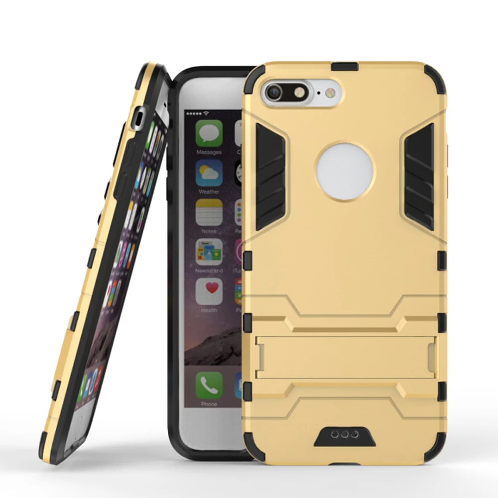 Cover Case for iPhone 7 Plus Hard Plastic Silicon Hybrid Armor Back