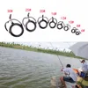 8 Size  8 Pcs Stainless Steel DIY Eye Rings Fishing Rod Guides Tips Line Rings for Making Repair Kit ► Photo 2/6