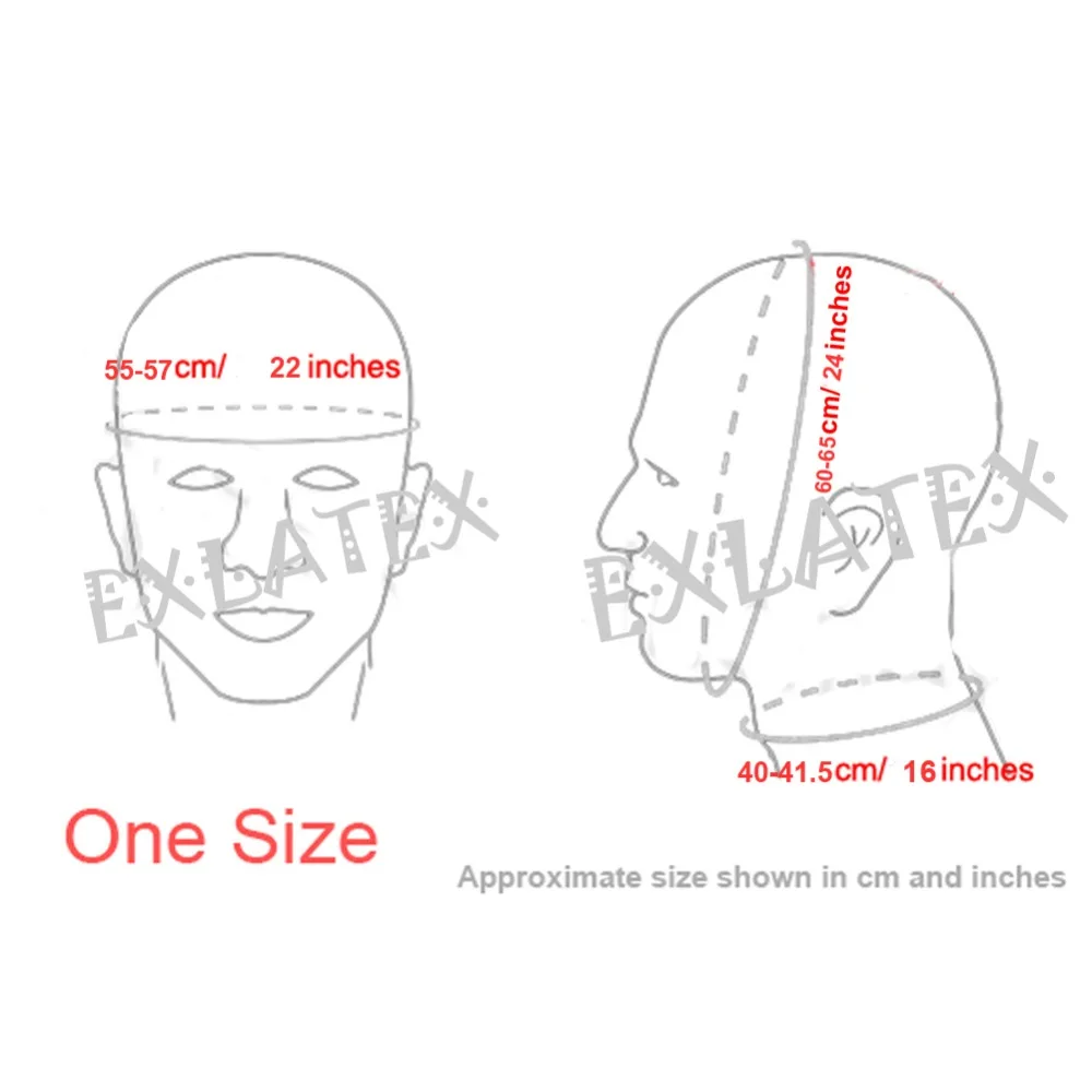 Латексная Маска Унисекс латекс фетиш маска Фетиш-маска с отверстиями для глаз нос и рот резиновые колпаки капюшон БДСМ