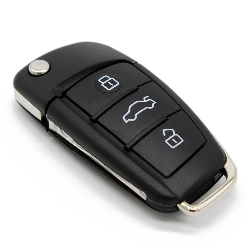 Модный Автомобильный ключ Usb флэш накопитель 100% реальная емкость Audi Key 8 ГБ 16 32 64 4