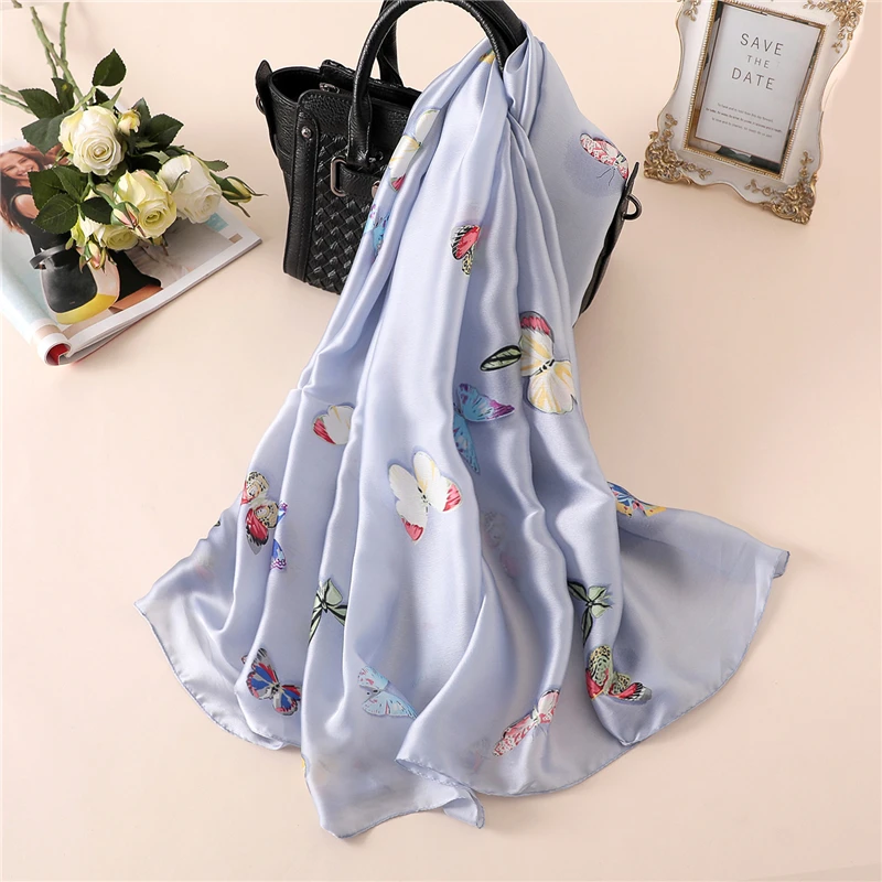 LADIES BUTTERFLY PRINT FASHION SCARF IN VARIOUS COLOURS SUPER QUALITY 