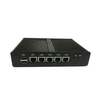 

Windows10 mini router [pentium J1900)]metal Case For Windows7 Mini Tv Box 4*rj45 Lan Computer Pc 4k Vga linux Media player