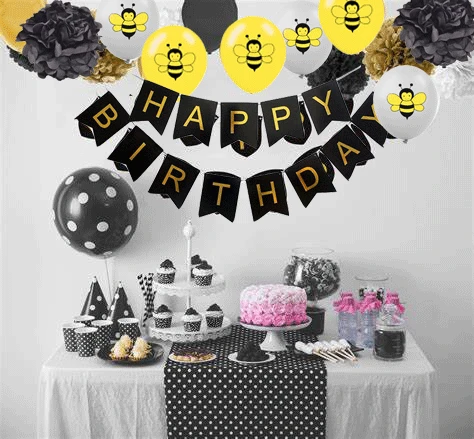 Bee Latex Balloons Black Dots Star Foil Globos Cartoon Bees Kids Birthday Favor Animal Air Ball Party Decor Baby Shower Supplies Bee Latex Balloons Black Dots Star Foil Globos Cartoon Bees Kids Birthday Favor Animal Air Ball Party Decor Baby Shower Supplies