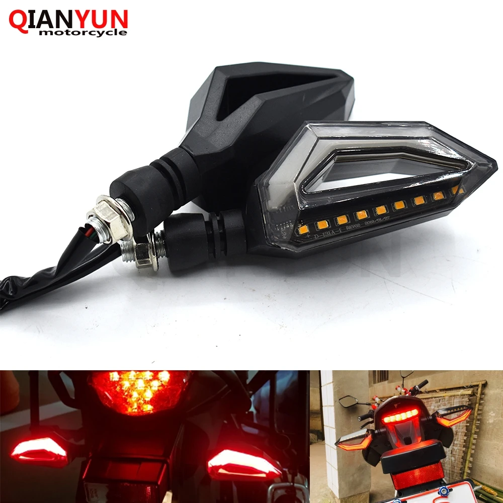 

Universal water flashing LED motorcycle turn signal indicator for Honda VFR800 CBR1100XX ST1300 ST1300A CBR500R CB500F CB500X