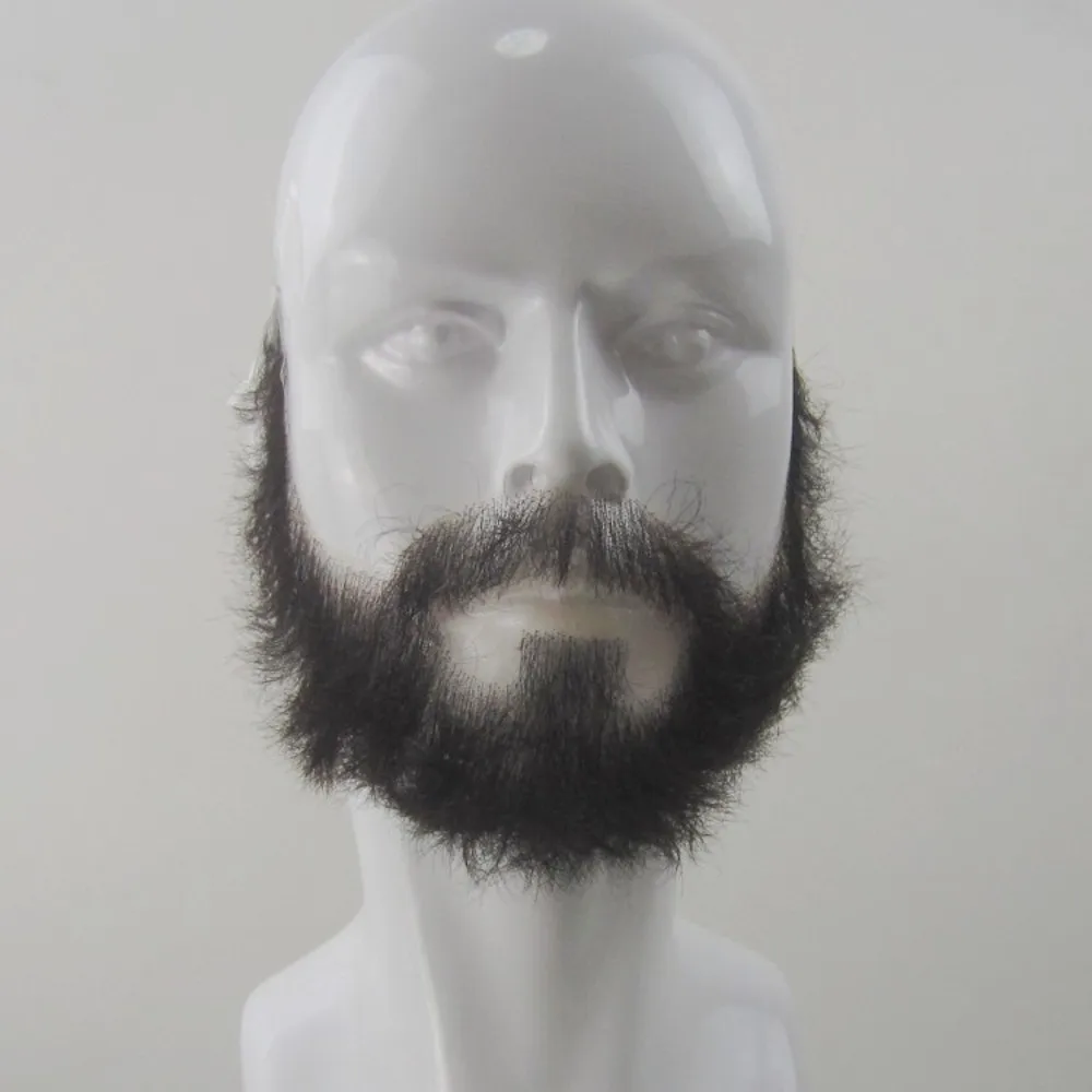 Fake Beards and Mustaches Realistic costume 100% human hair