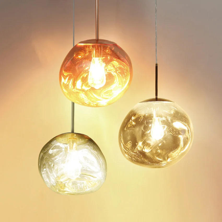 Современная стеклянная светодиодная Подвесная лампа, подвесные потолочные светильники в скандинавском стиле, современная люстра, JW Hanglamp, плавная Лава