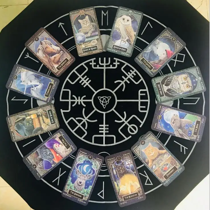 Таро familiars Cards Лиза Паркер настольная игра палуба испанская divination 78 карт|Поделки
