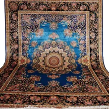 Китайский ковер Хэнань, Фабричный ковер ручной работы, Восточный персидский ковер из шелка для украшения дома