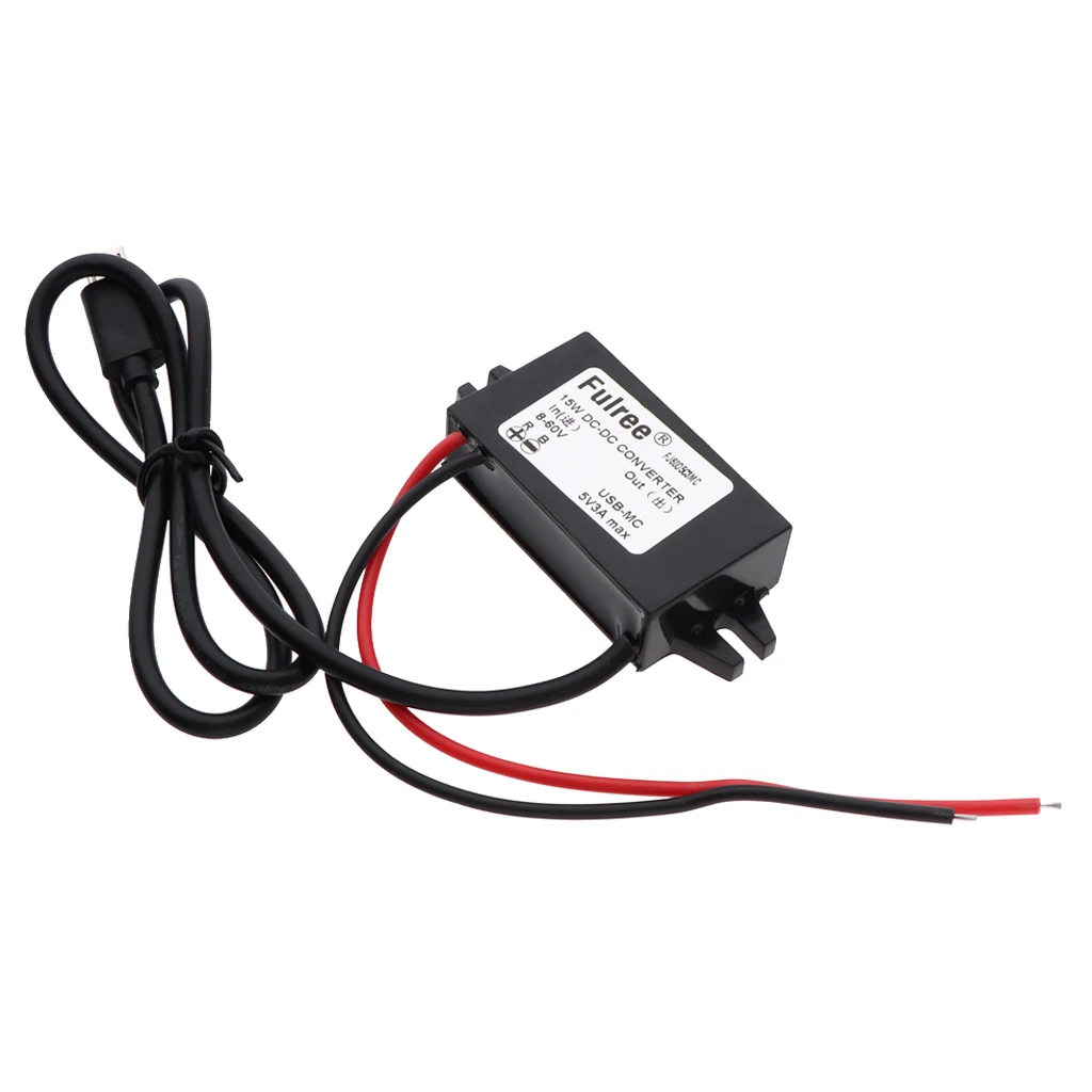 Понижающий модуль питания 8 в 60 5 В с выходом Micro USB адаптер для автомобильного