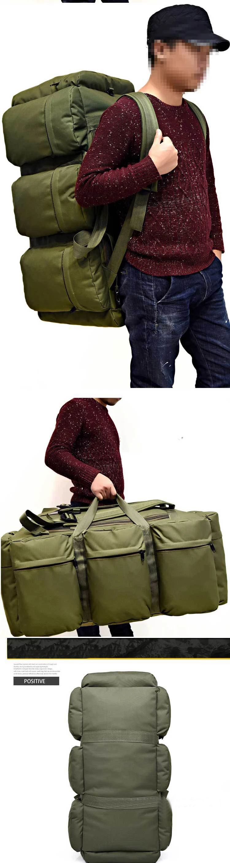 Большой Вместительный уличный рюкзак, тактическая сумка для путешествий, походные рюкзаки, мужские военные тактические рюкзаки, водонепроницаемая уличная сумка