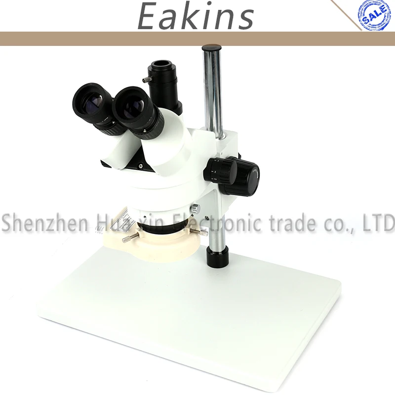 Eakins Simul-focal 7-45X Тринокулярный Стерео зум микроскоп HDMI VGA 13MP микроскоп камера 56 шт. микроскоп кольцевая подсветка