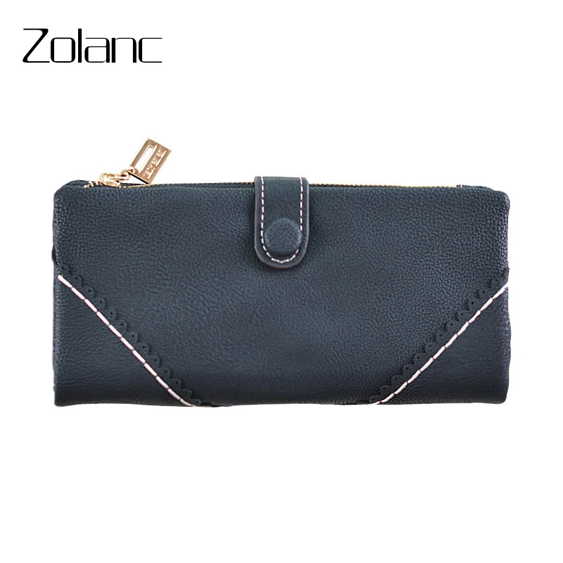 

Zolanc 2018 Wallet Female Lace Scrub Hasp Zipper Multifunction High Capacity Wallets Clutch Womens Wallets And Purses