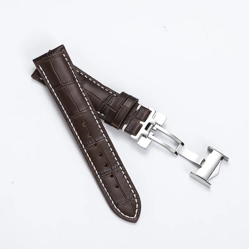 Longiness Master colección correas de reloj pulseras de cuero de vaca 19 20 21 мм