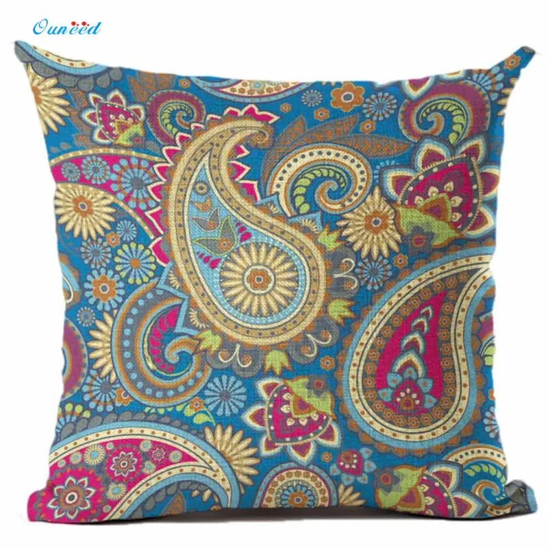 Ouneed богемный чехол для подушки Геометрическая Подушка скрытая молния домашние
