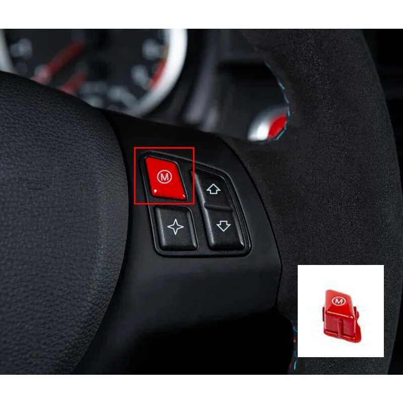 

For BMW 3 Series E90 E92 E93 M3 2007-2013 M Mode Switch Button Car Sports Steering Wheel Car Accesories Auto Replacement