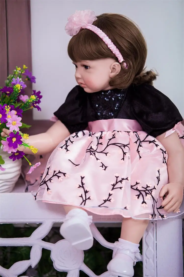 60cm Silicone Reborn Baby Doll Toys 24