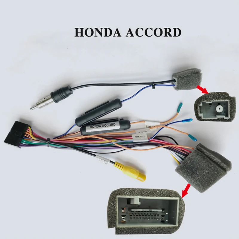 

New Hot Special ARKRIGHT Wiring Harness Cable ForHONDA ACCORD Radio Head Unit Adaptor