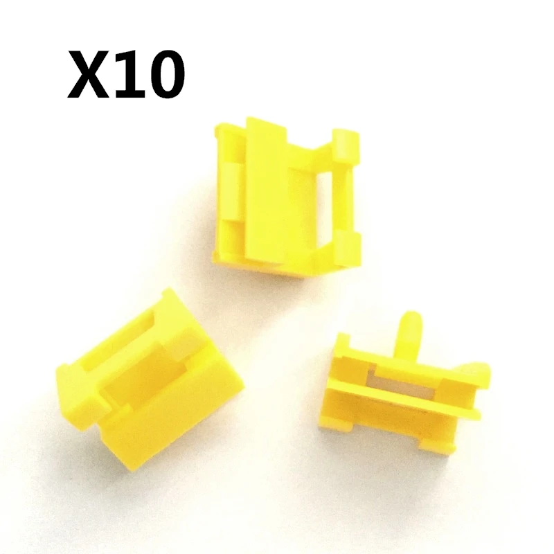 10 Pieces Rocker Moulding Nut Clip for BMW 51717066220 Yellow Nylon | Автомобили и мотоциклы