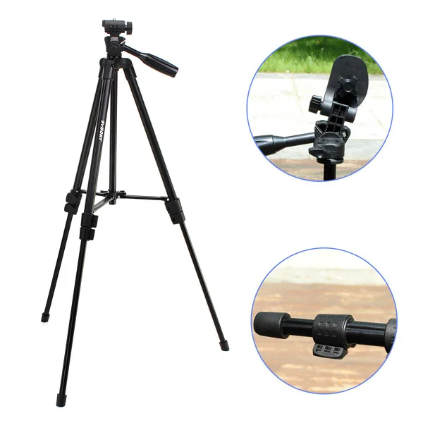 Portátil para Câmera 49 para Monocular com Bolsa Svbony Tripé Bola Cabeça Monopé Variável Carga Rolamento 10 kg Alumínio Slr 15 kg, alumínio, 49