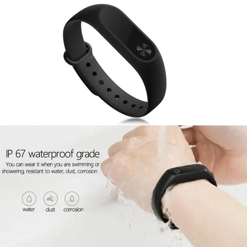 Xiaomi mi Band 2 умный фитнес-браслет OLED экран mi band 2 пульсометр браслет часы Xiao mi Band 2